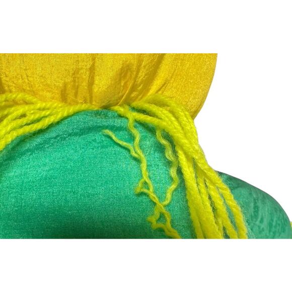 Vtg Puffy Nylon Stuffed Scarecrow Fall Halloween Decor Midwestern Home Products - Picture 6 of 7